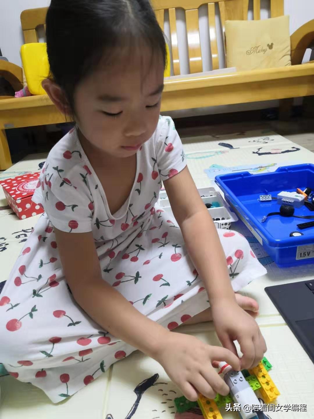 陪女儿玩的积木,陪娃一起玩乐高