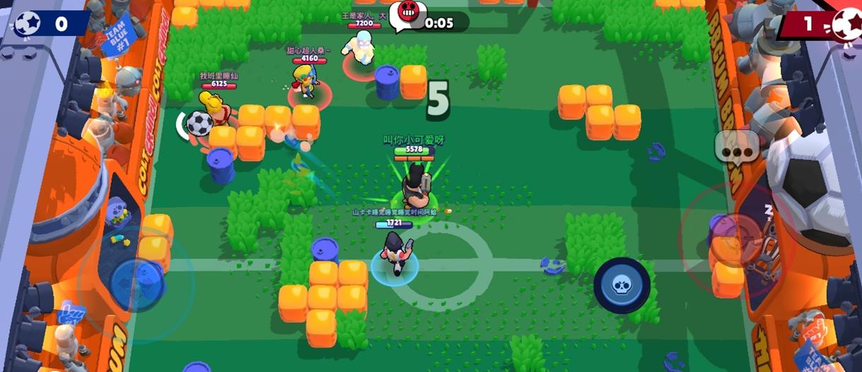 荒野乱斗足球三重威胁,荒野乱斗公牛会走位吗