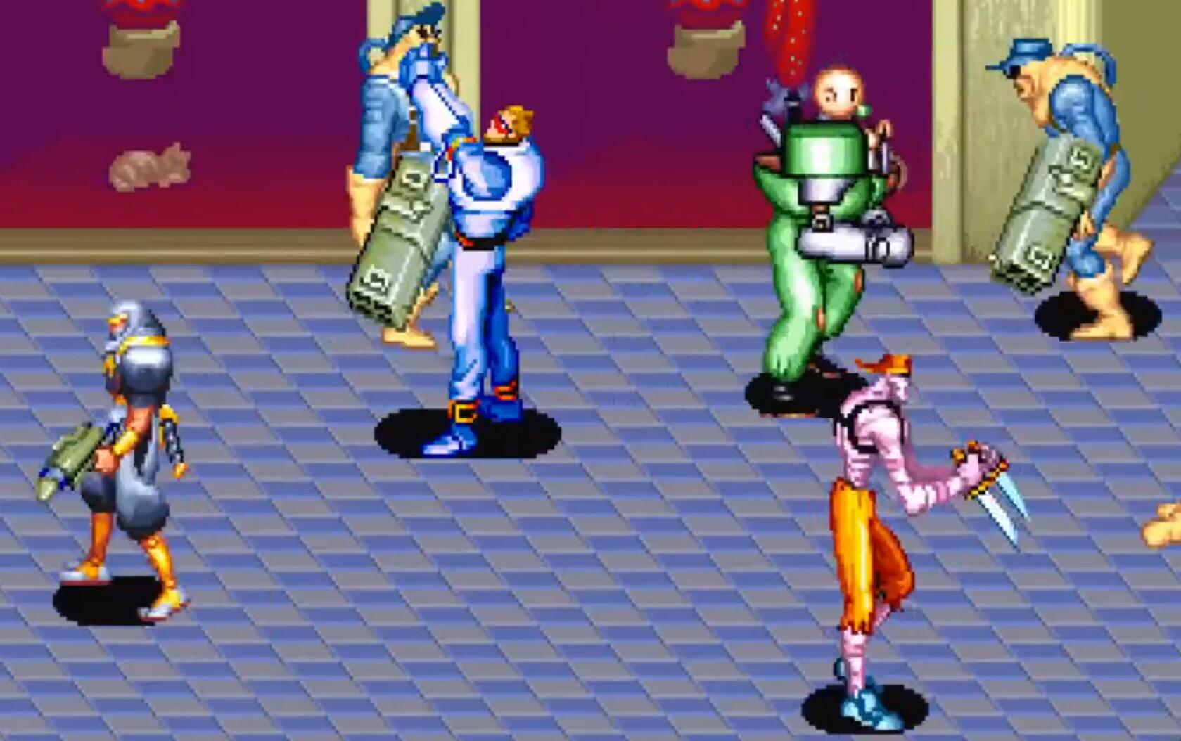 怀旧经典街机《名将》：打击改造人犯罪集团，四兄弟拯救银河系