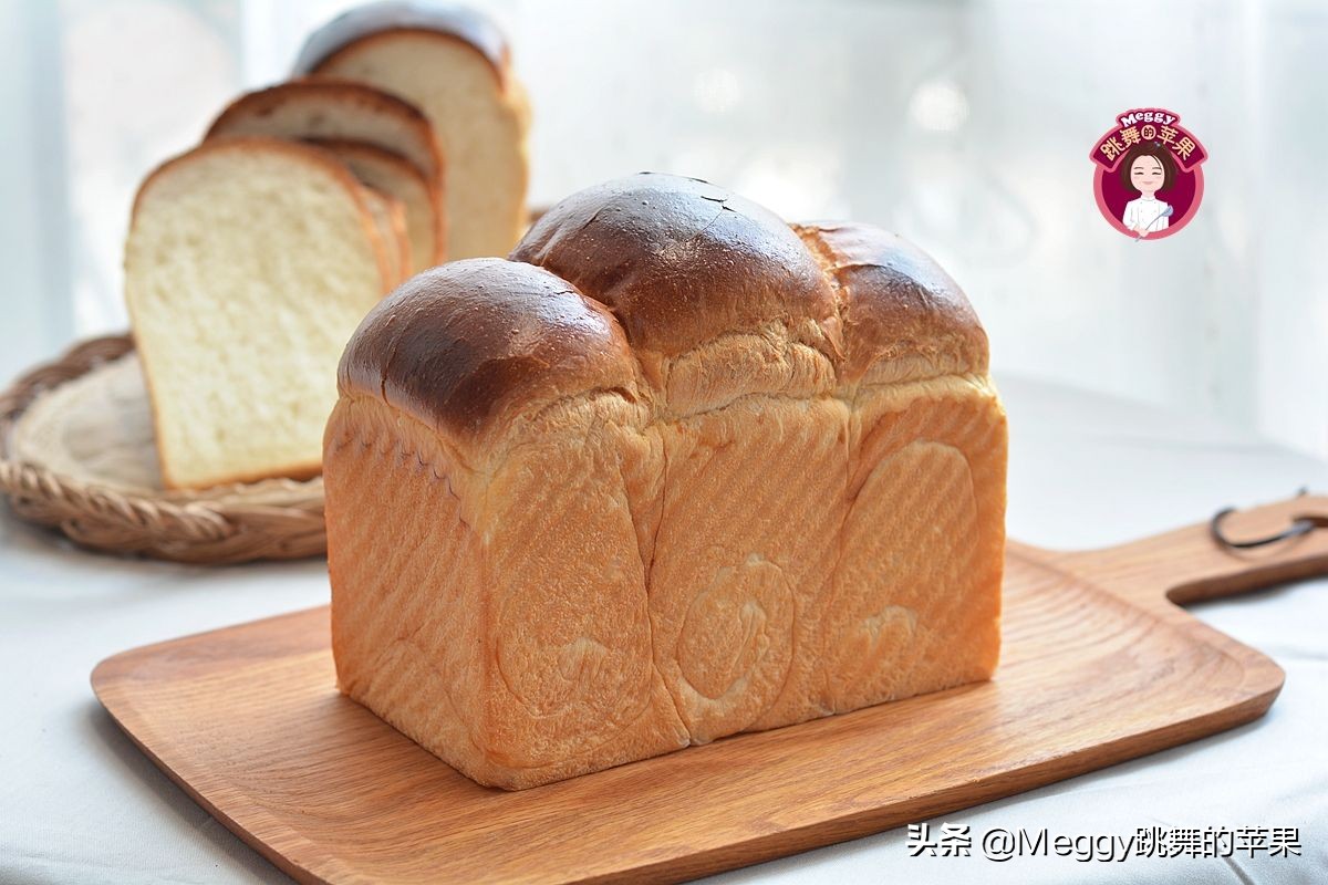 中种超柔软吐司,免揉中筋吐司隔夜冷藏发酵法