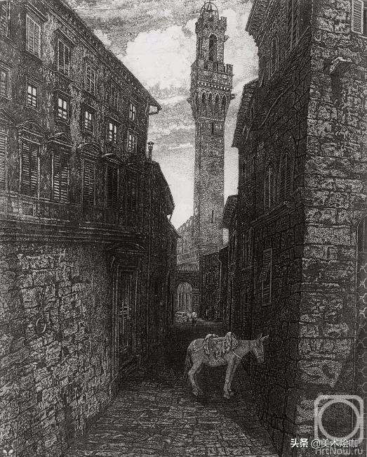 德国风景素描大全,东欧风景素描