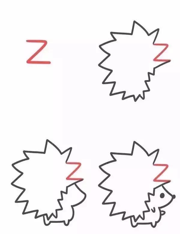 26个字母简笔画简单又好,26个英文字母简笔画大小写