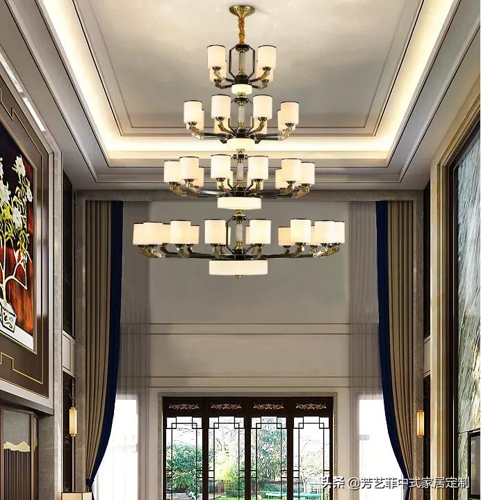 中式空间灯布置,中式空间如何营造高级感