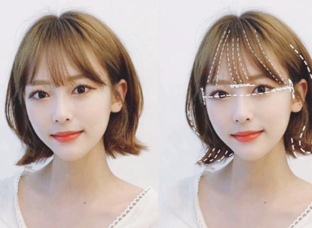 圆脸显高秋冬季短发发型推荐,六岁女孩圆脸适合的短发发型