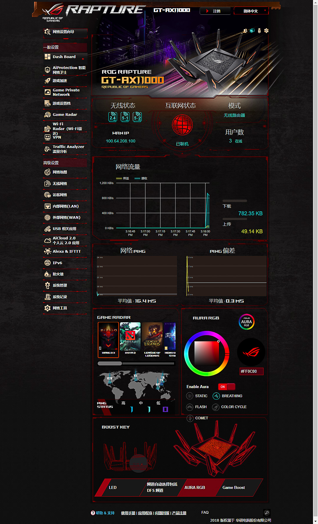 华硕路由器gt-ax16000评测,华硕路由器gt-ax11000新玩法