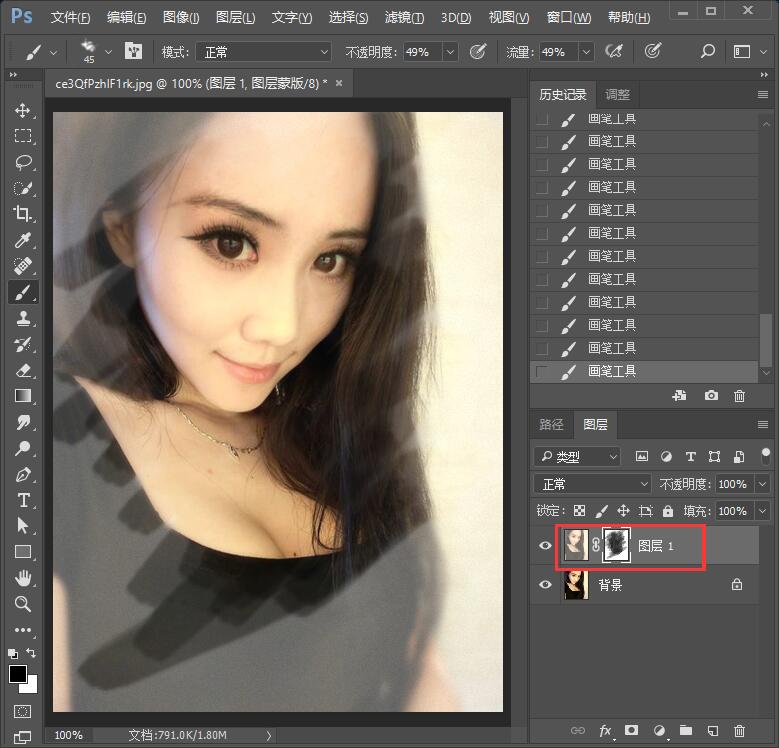 ps把人像背景调模糊,照片很模糊ps可以把人像调清晰吗