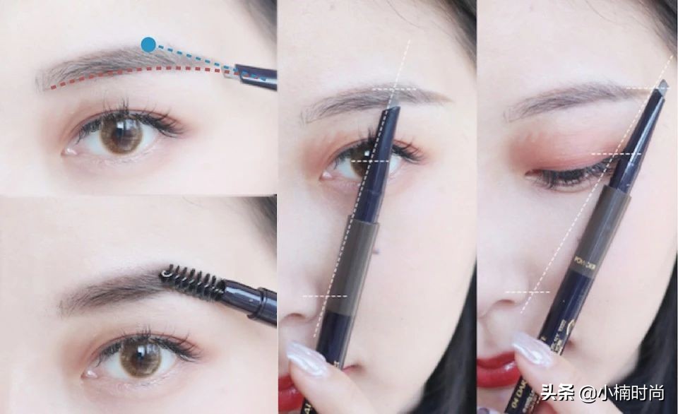 吴谨言纹眉,吴谨言魏璎珞妆教学