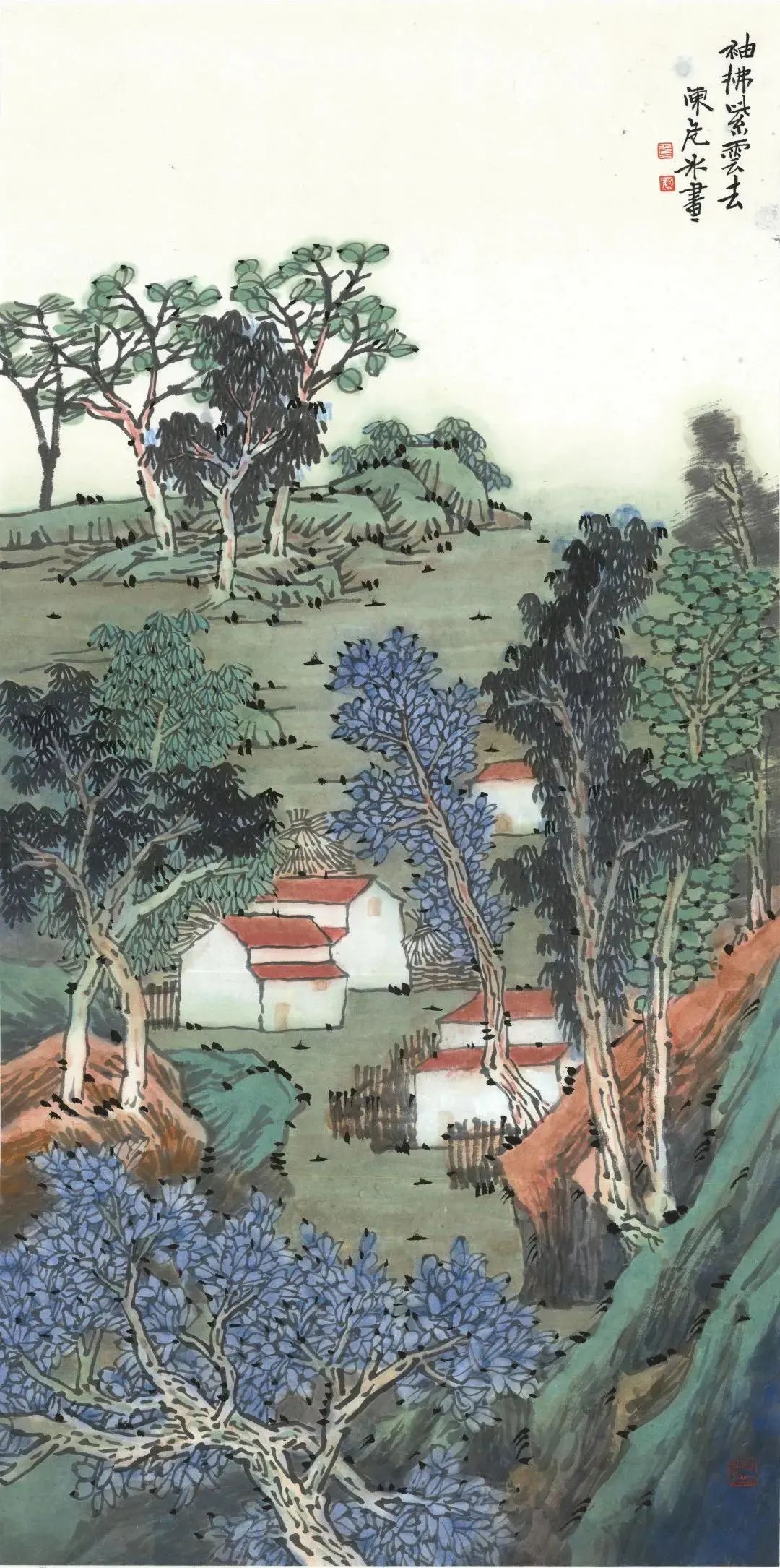 充满诗情画意的山水田园风光,慢慢体味令人陶醉的田园山水韵味