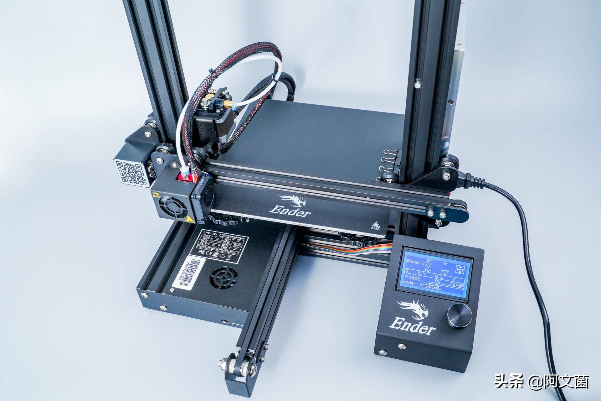 创想三维ender3v2打印机详细教程,创想三维ender3s1plus体验测评