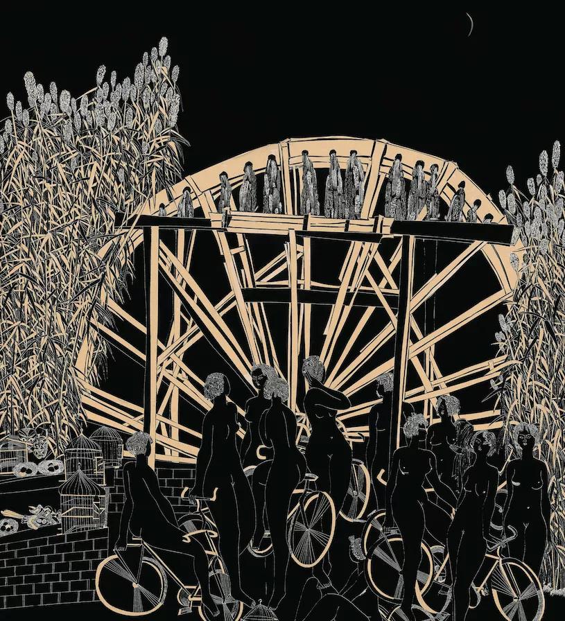 冷冰川最新作品解析,冷冰川水墨作品欣赏