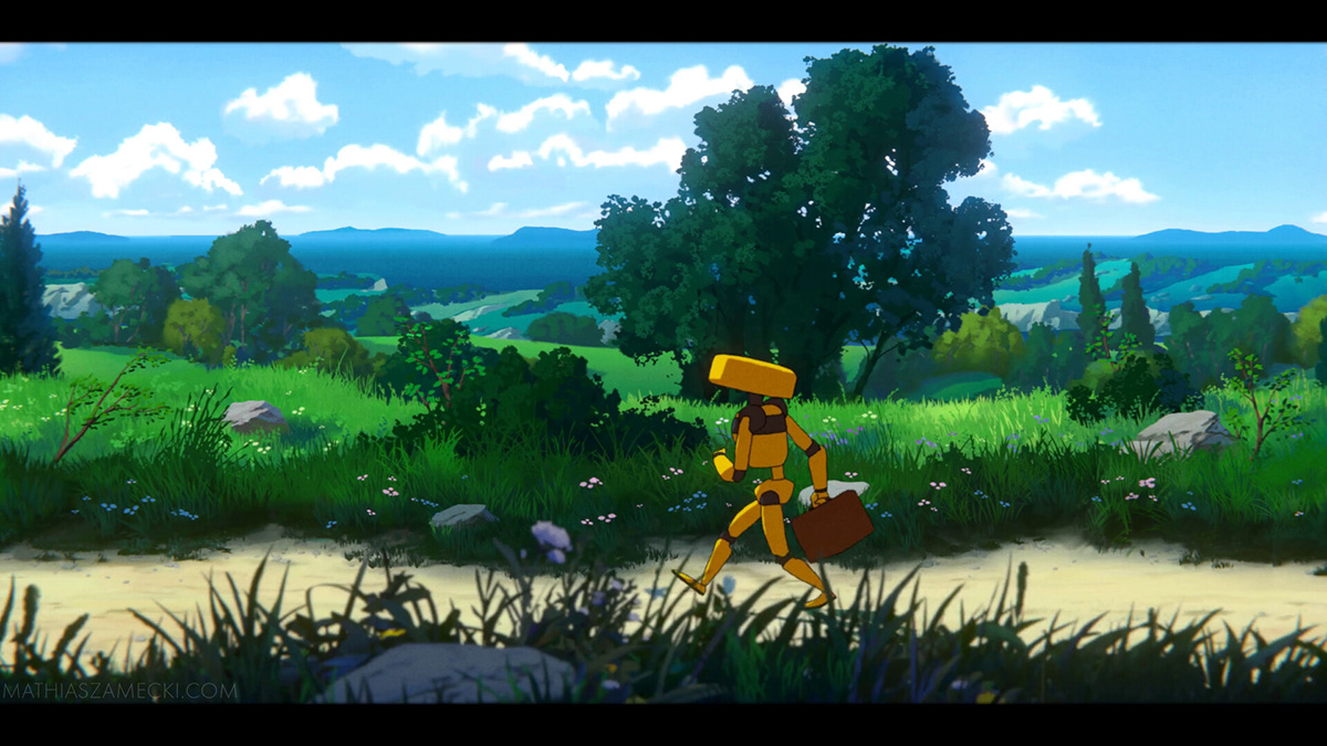 机器人Robo-bee的日常：这是绘本插画还是动漫原画？总之先睹为快