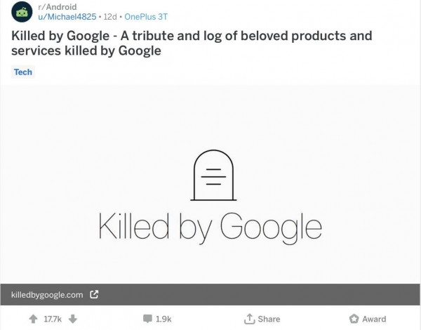 产品太多？Google一个弹指就让158个产品消失了