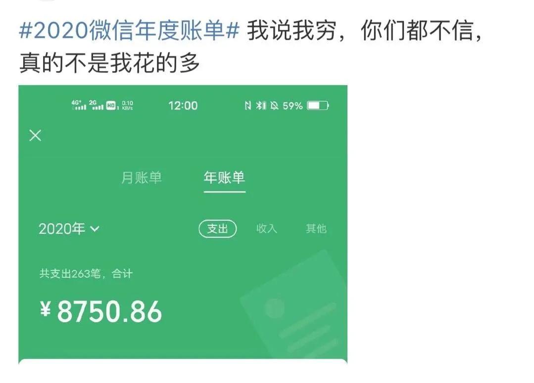 2020年微信账单钱都去哪里了,回忆2019微信账单