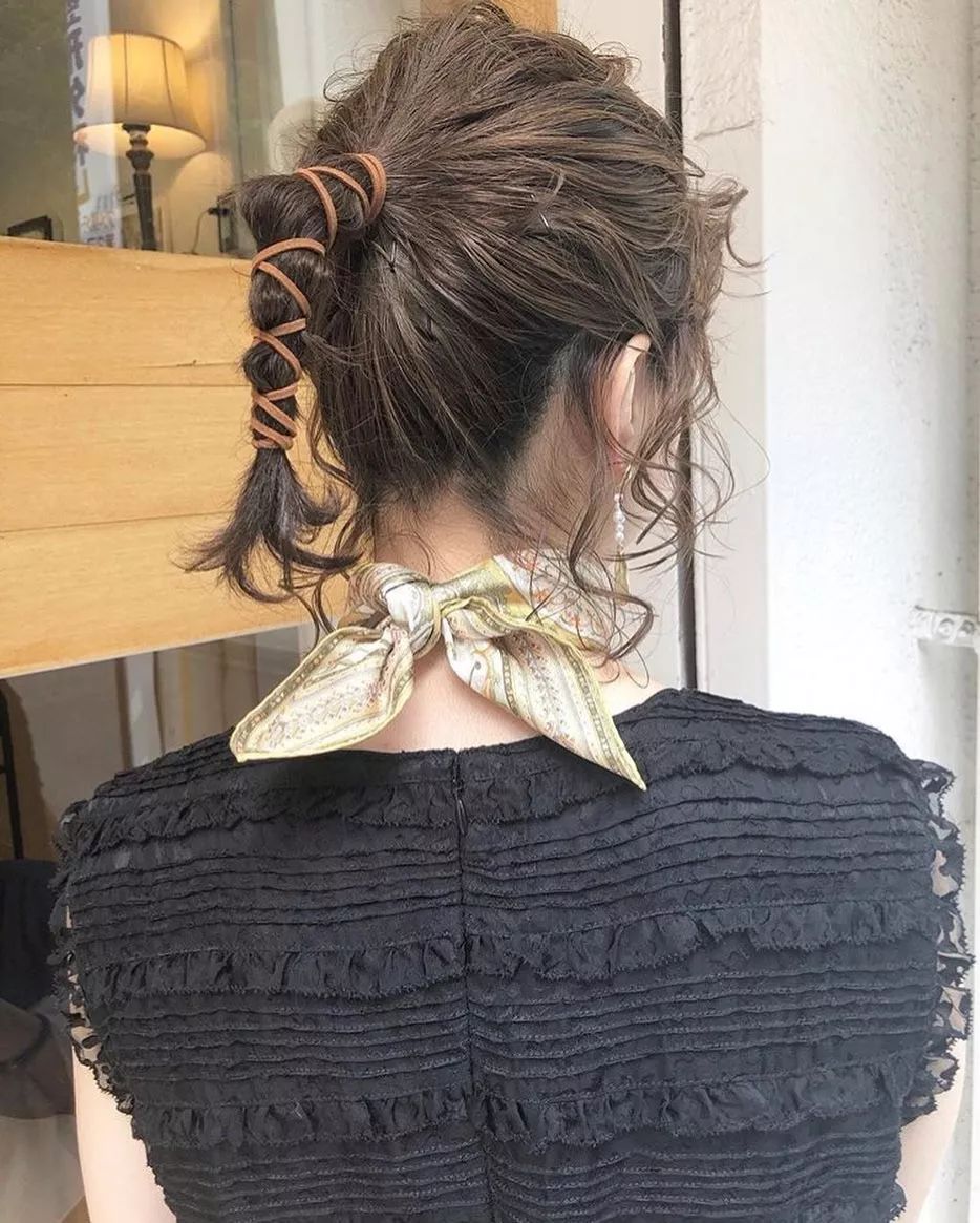 儿童编发简单漂亮短发10-12岁马尾,真的超简单的短发吸睛编发教程