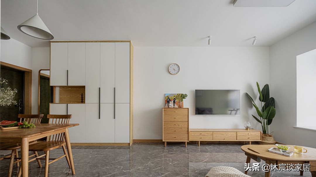 灰色瓷砖墙全屋搭配效果图,灰色瓷砖配墙面的效果图两室一厅