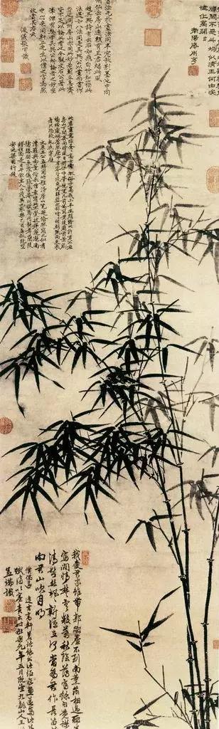 画竹的书画名家,画竹入门基础画法