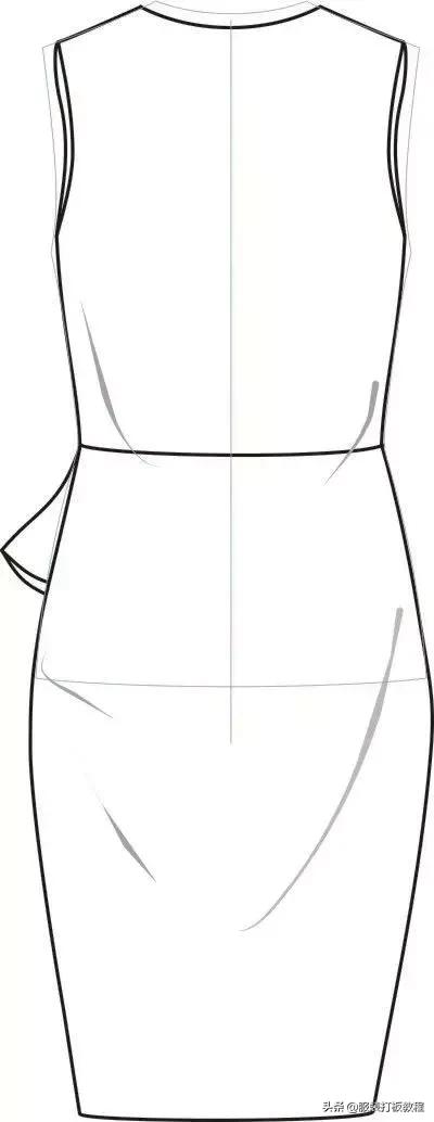 手绘服装款式图线稿书籍,服装款式图手绘专业教程