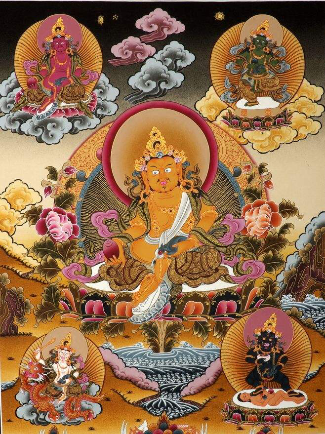 顶级黄财神像图片,黄财神像怎么摆放