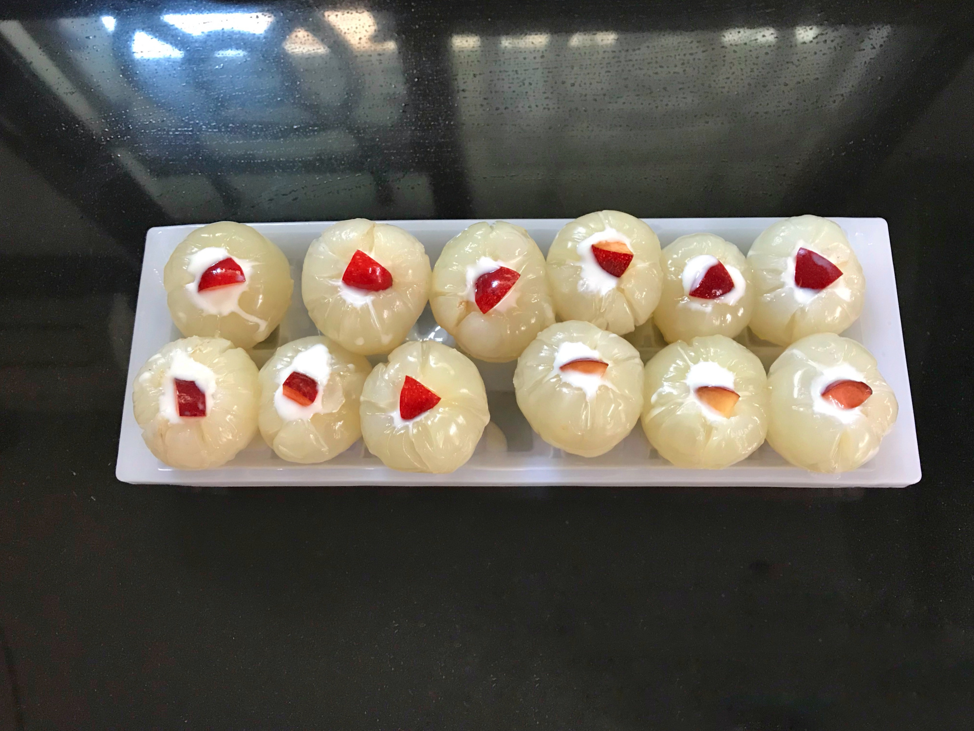 荔枝酸奶冻新吃法,荔枝冻吃法大全