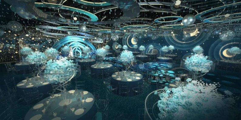 婚礼堂星空宴会厅设计,星空婚礼堂宴会厅