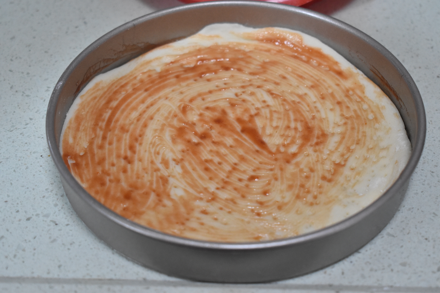 家常版披萨好吃不腻值得大家拥有,底部焦脆的披萨