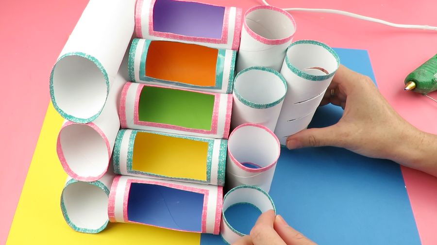 废旧纸板制作收纳盒教程,纸板自制墙壁收纳盒