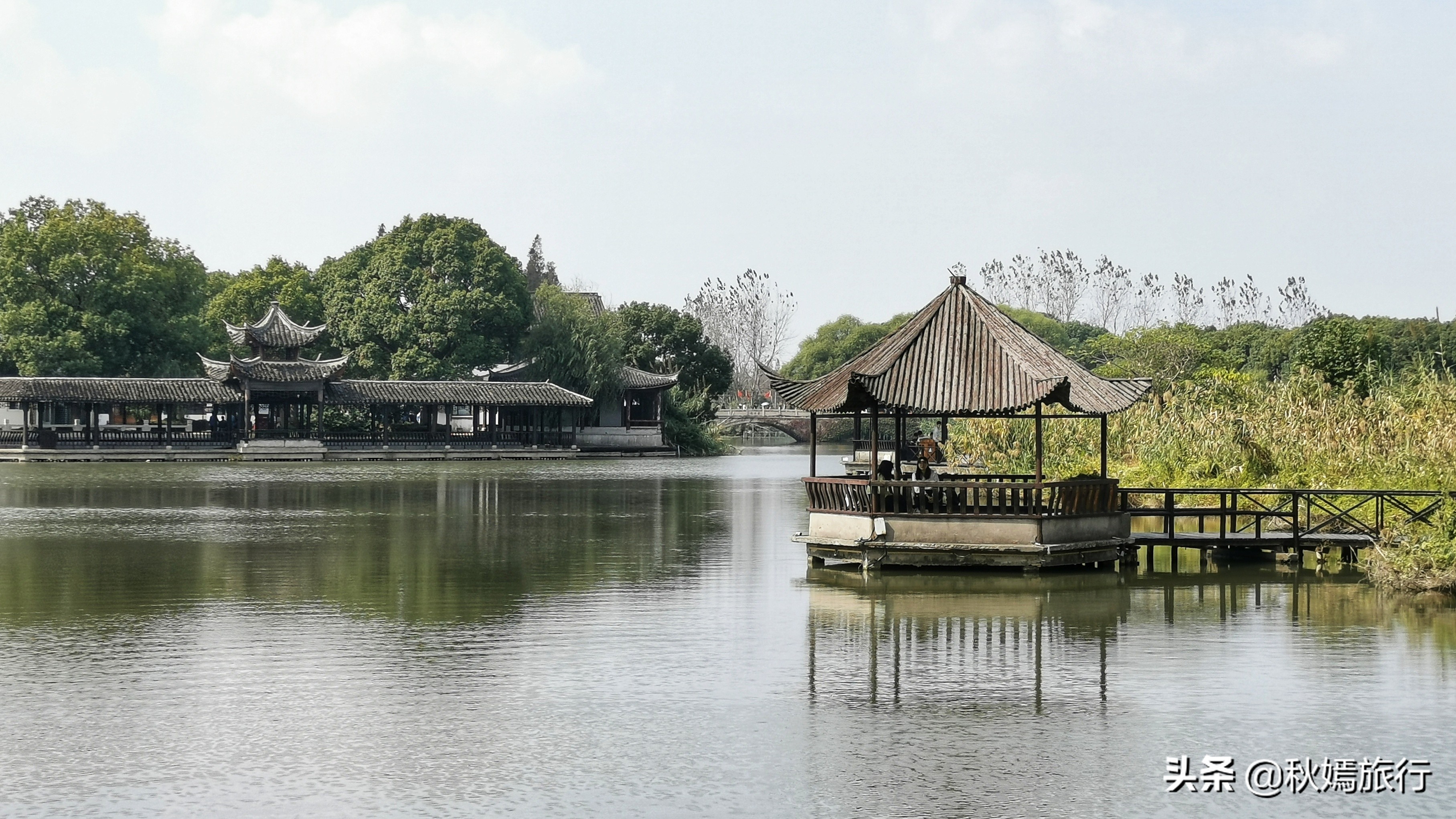 这座华东地区最大的湿地公园，拥有一千多亩芦苇荡，游客络绎不绝