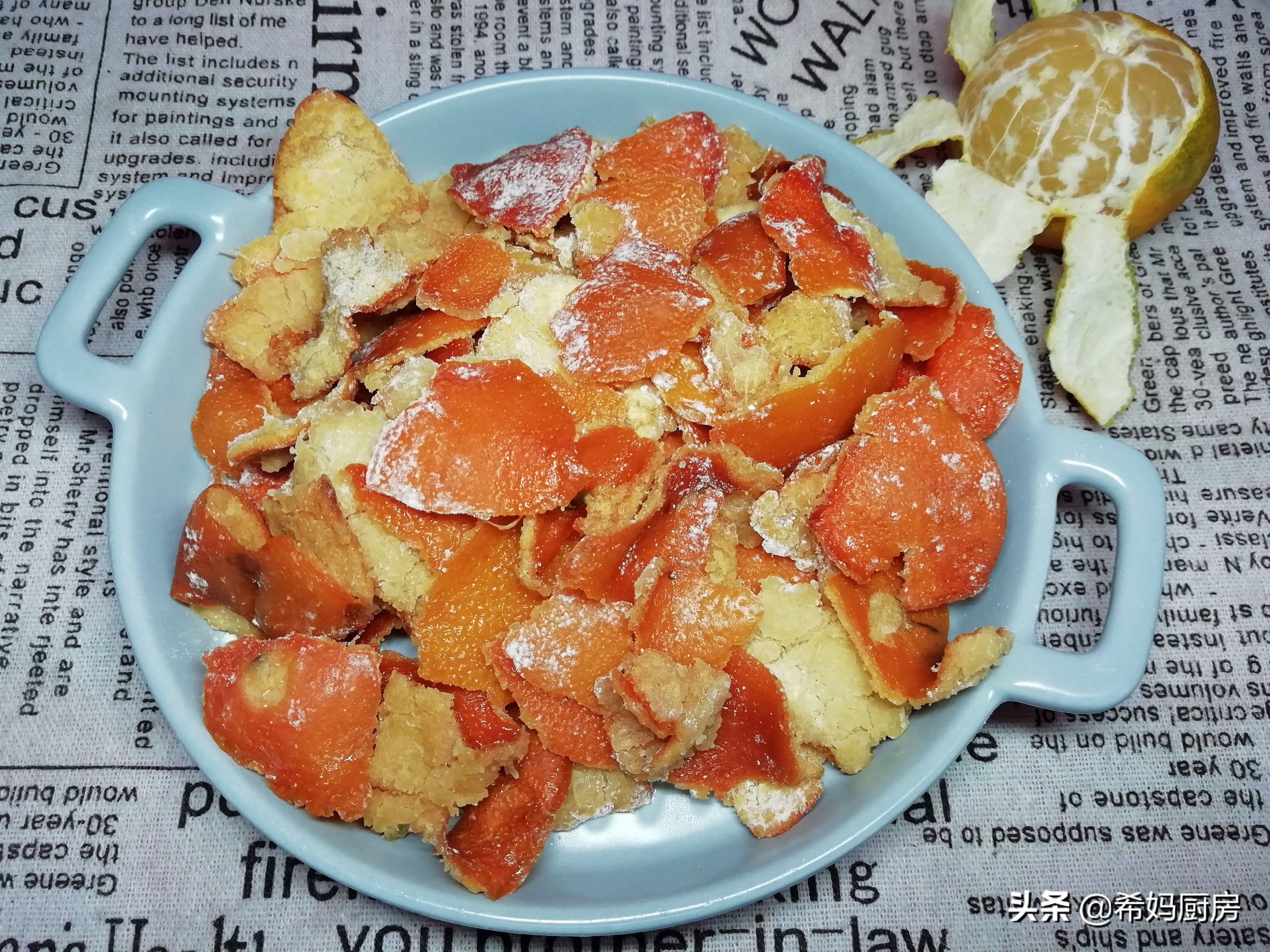 所有的桔子类的皮都可以做陈皮吗,桔子皮怎么晒成陈皮吃