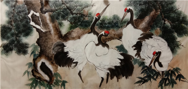 画家王占海花鸟作品欣赏,画家李海泉花鸟画作品欣赏