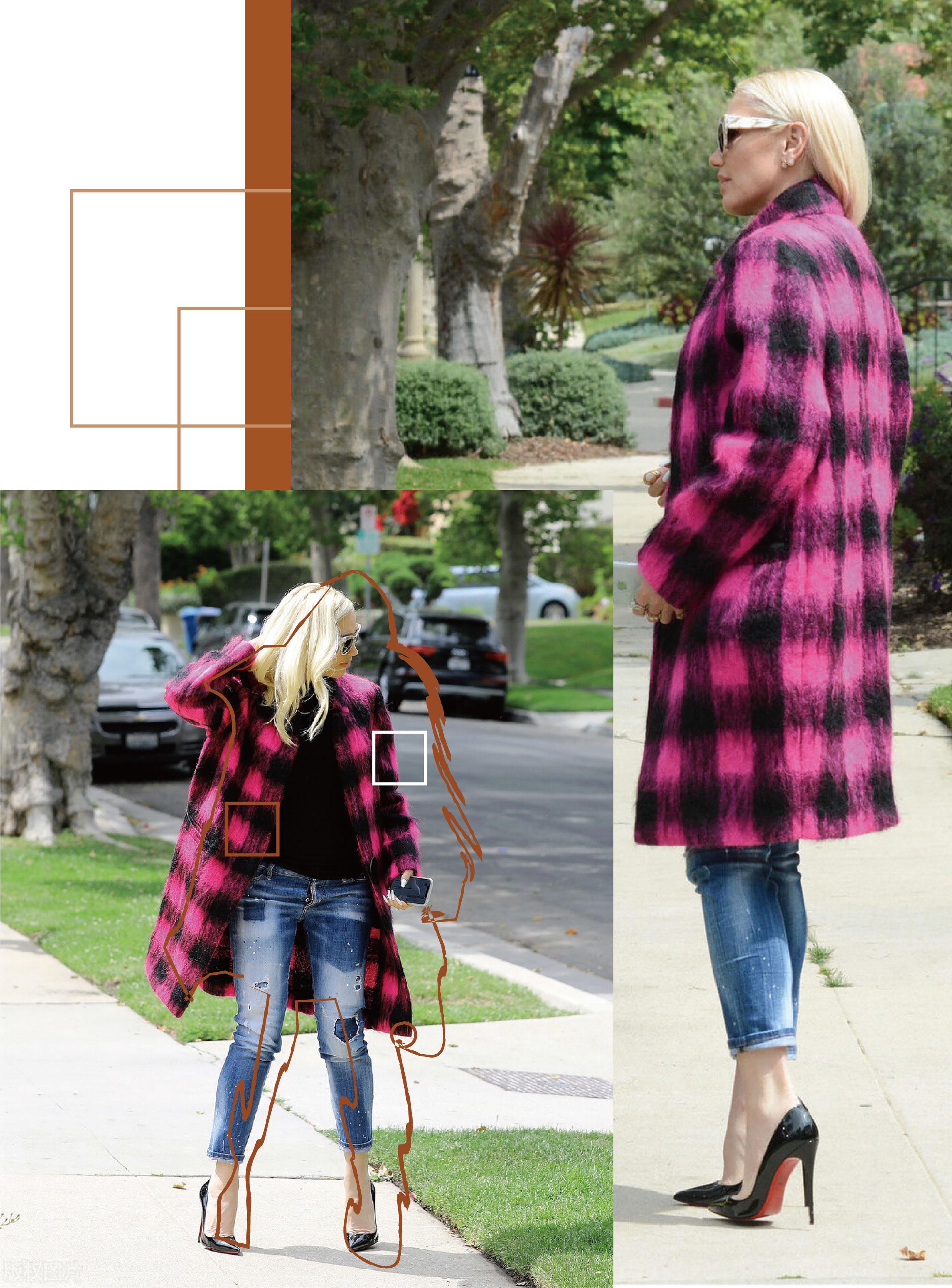 牛仔裤搭配中长款大衣,毛呢大衣牛仔裤怎么搭配好看