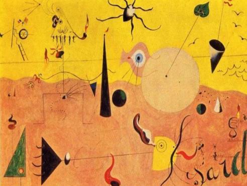 胡安·米罗的画为什么叫做儿童画,胡安米罗作品与儿童绘画的相同点