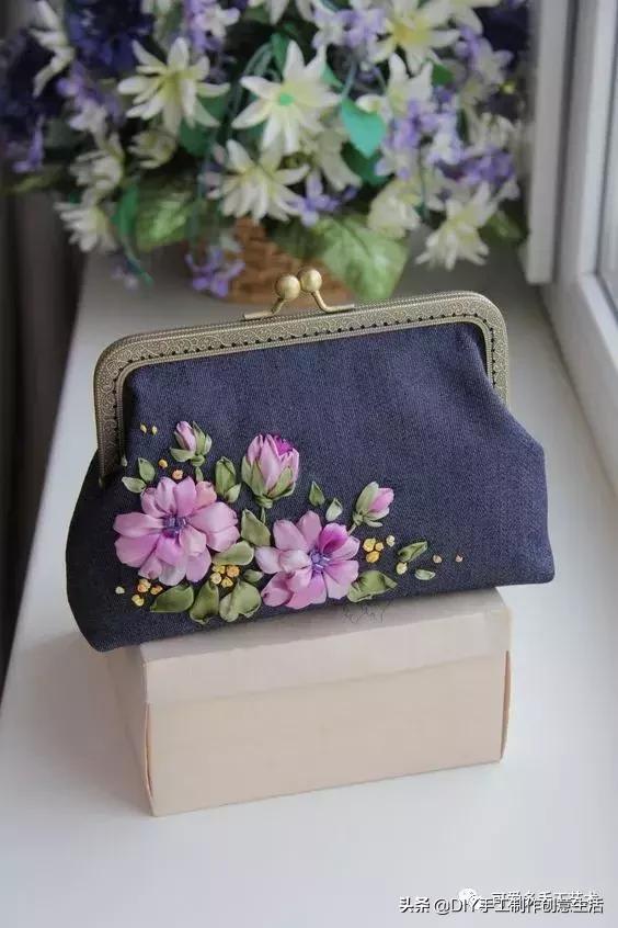 绣一朵花要多久,丝带绣的扭转绣针法