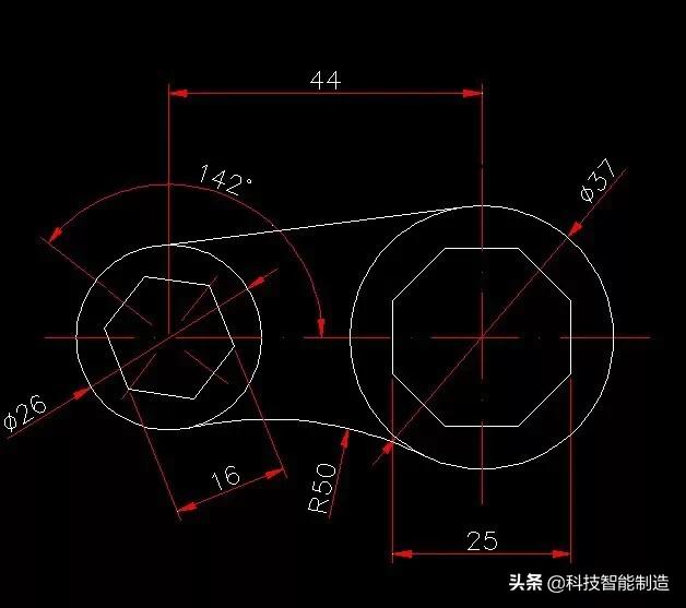 cad制图初学入门图例怎么画,cad练习图加图例分析
