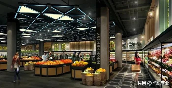 便利店超市装修效果图,小区车库超市装修效果图