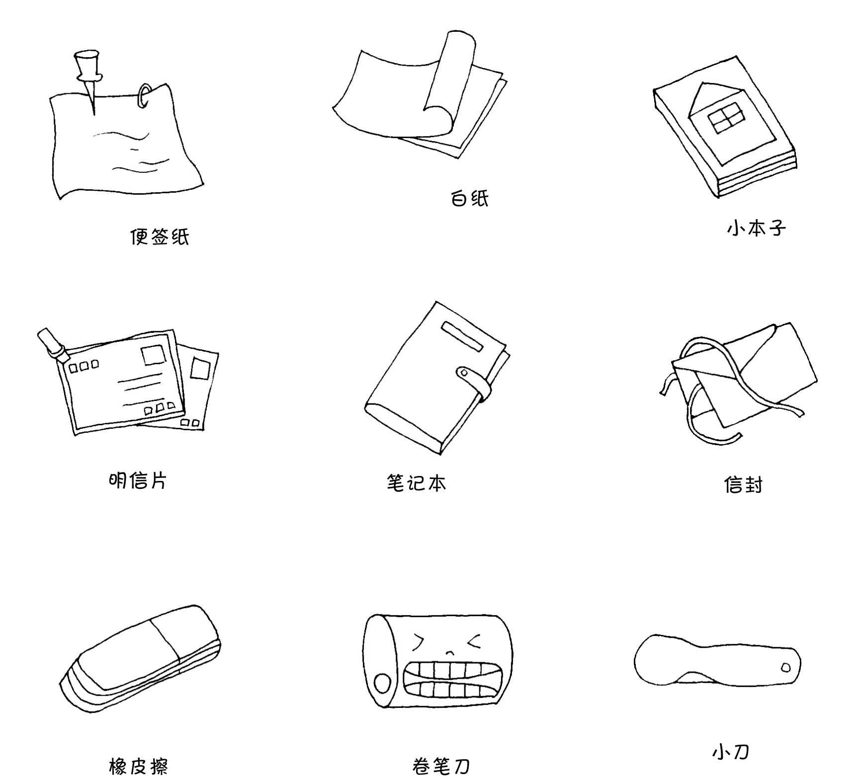 送给父亲的礼物简笔画大全,简笔画入门画画素材100个