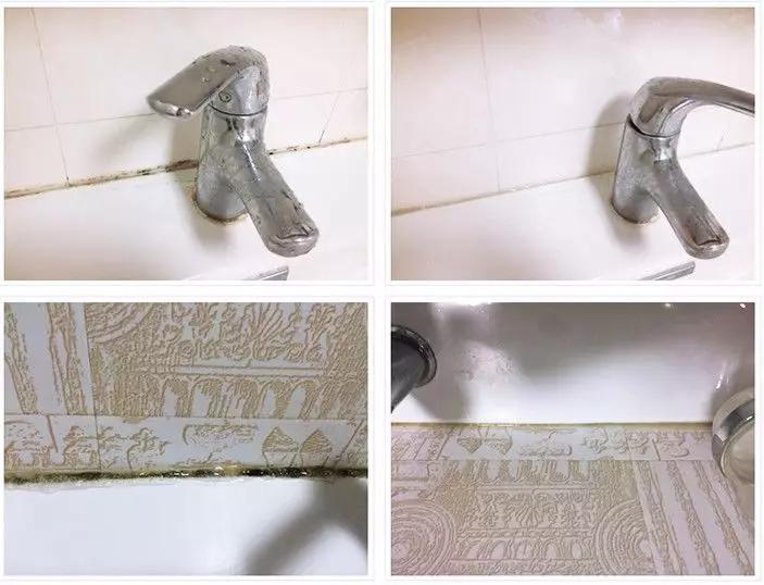 水槽边缘玻璃胶发霉怎么处理,水槽边玻璃胶发黑发霉