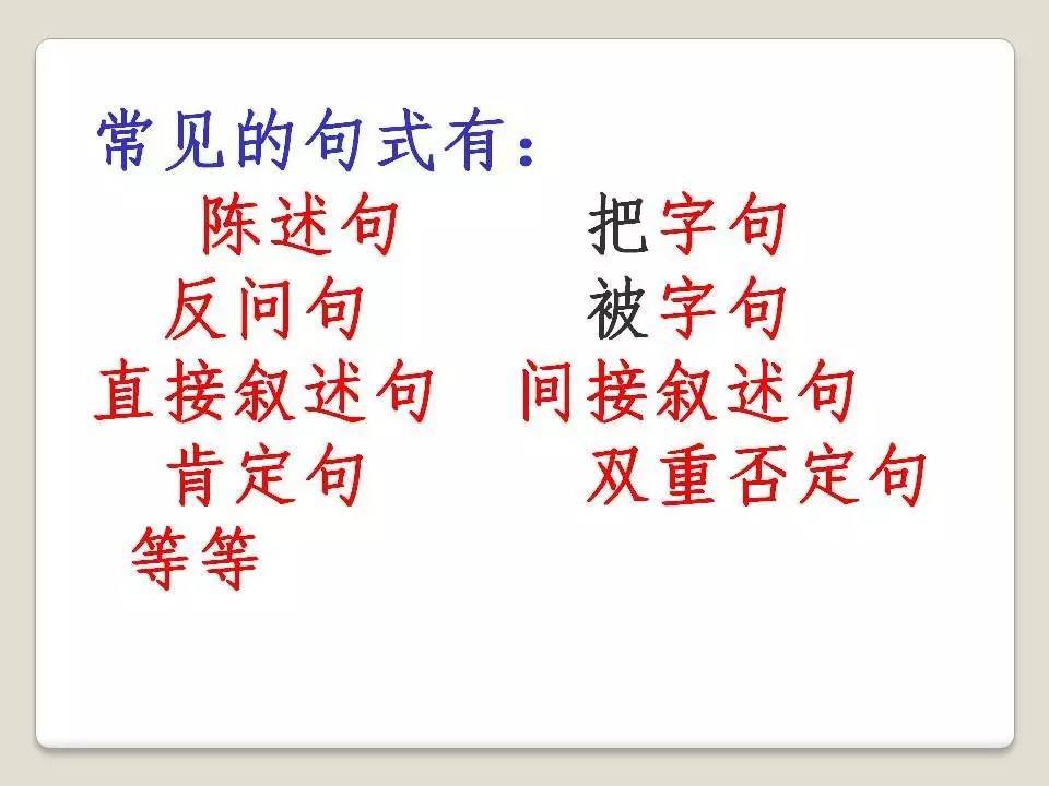 浅谈小学语文句型转换训练,小学语文句型转换作业设计意图
