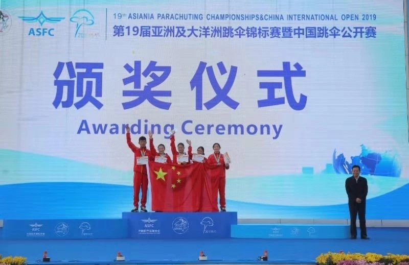 2019年全国跳伞锦标赛,2018世界低空跳伞大赛