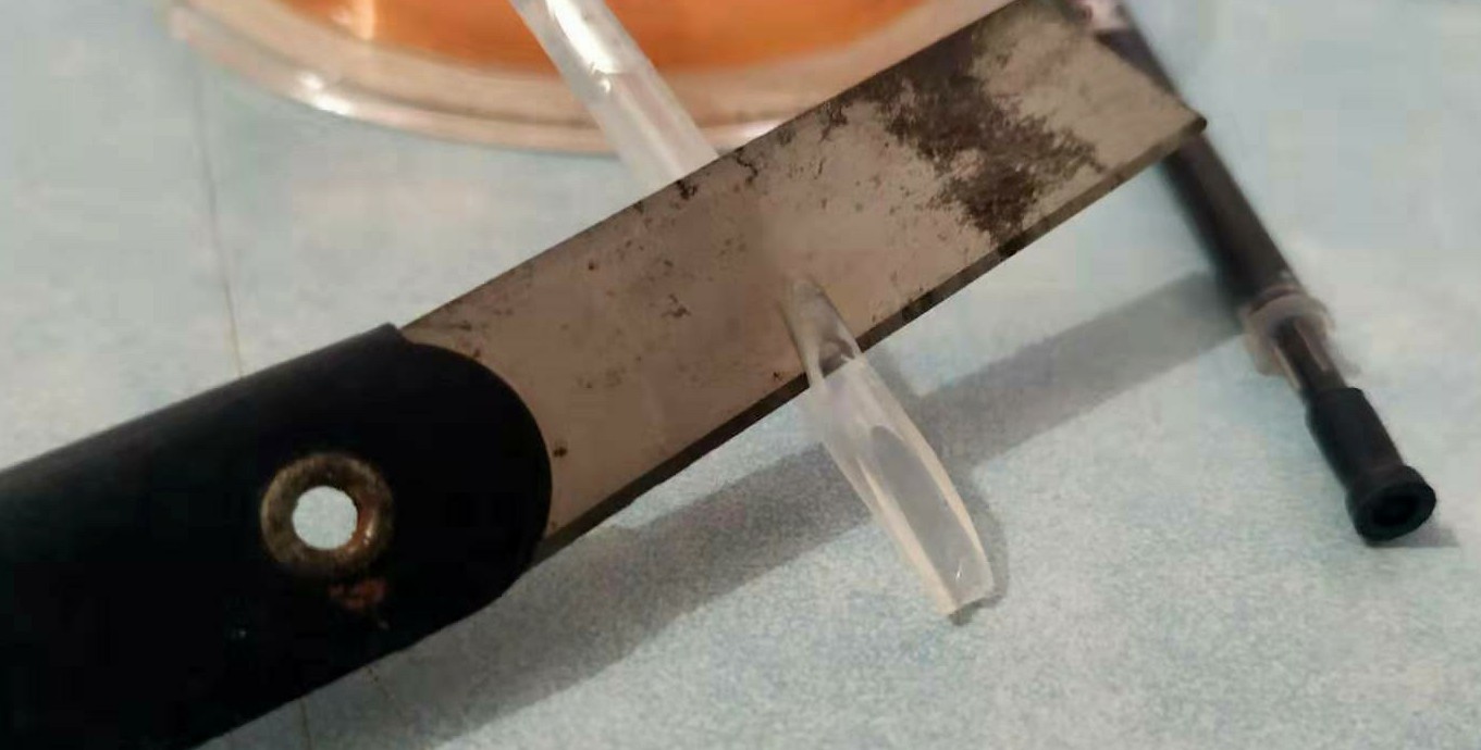 用笔芯做系钩器,怎么用圆珠笔自制绑钩神器