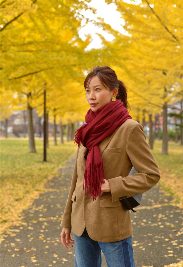 日杂风经典配色,温柔的日杂穿衣配色