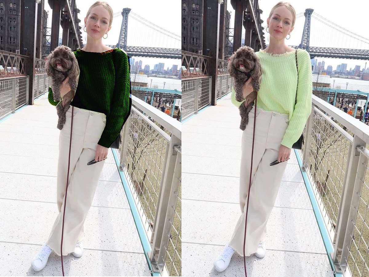 米色裤子怎样搭配才好看,米色裤子如何搭配上衣