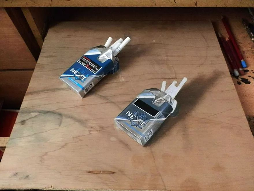 3d立体画写实彩铅,超写实彩铅手绘细腻的让人咋舌