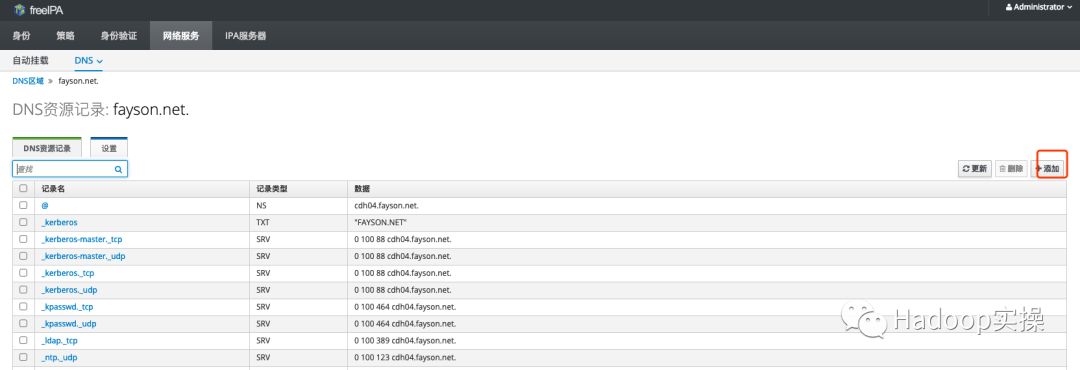 0563-06-如何在FreeIPA上管理域名解析