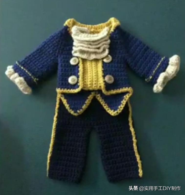 叶子针织宝宝连体衣裤教程 (连体婴儿裤子针织教程)