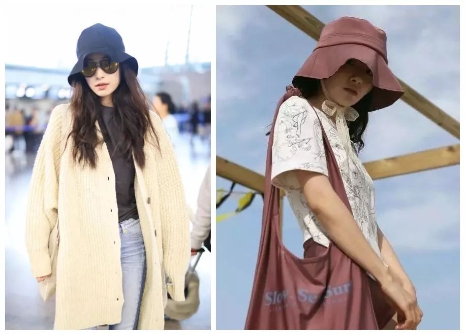 适合秋冬戴的巨显脸小的渔夫帽,渔夫帽戴对不仅时髦还显脸小