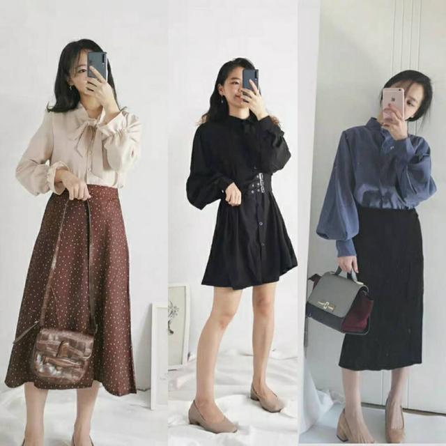 小个子女装145-150店铺秋冬穿搭,整套搭配好的微胖小个子女装店铺