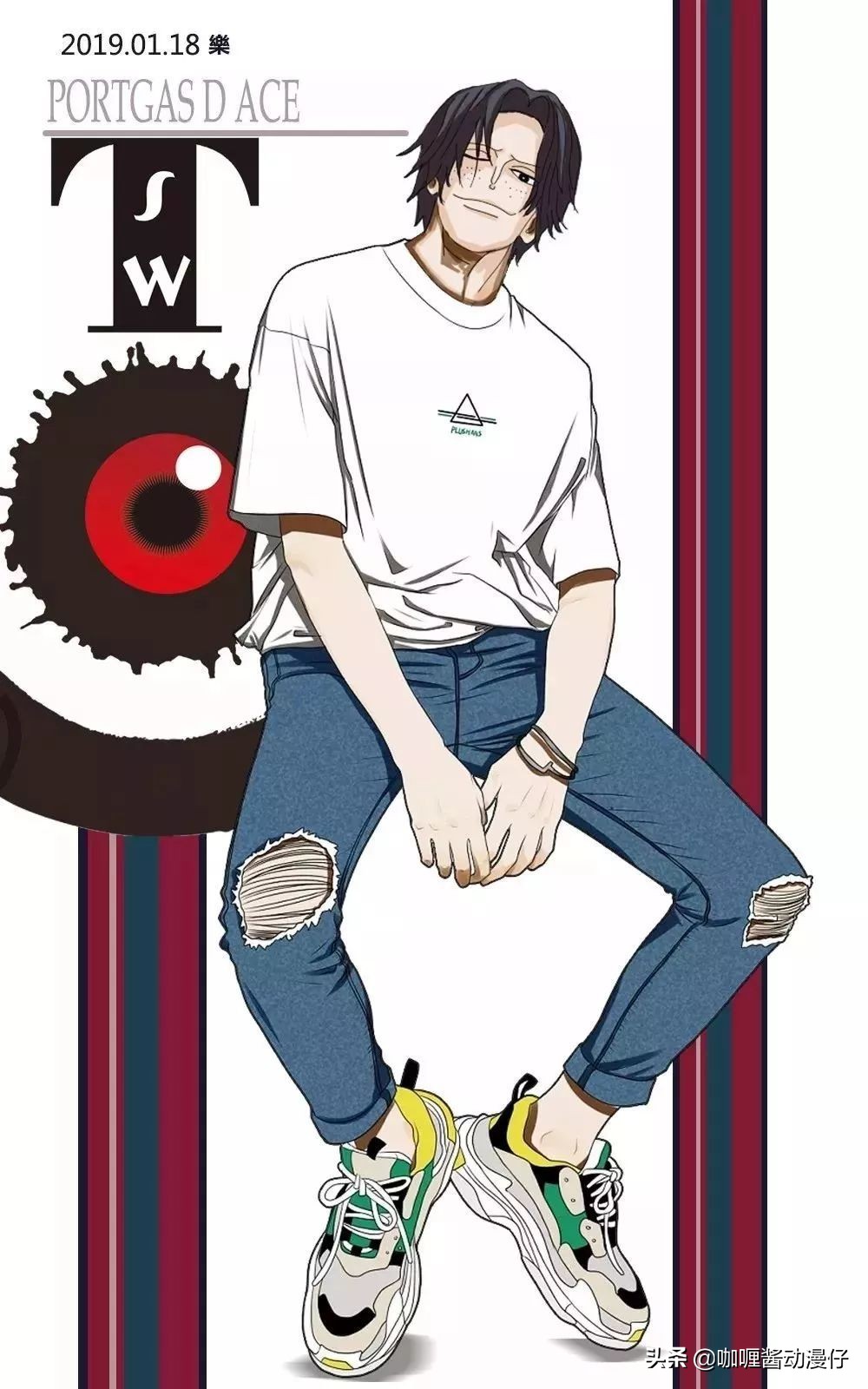 海贼王路飞一伙一身黑西装,海贼王路飞一伙穿黑西装