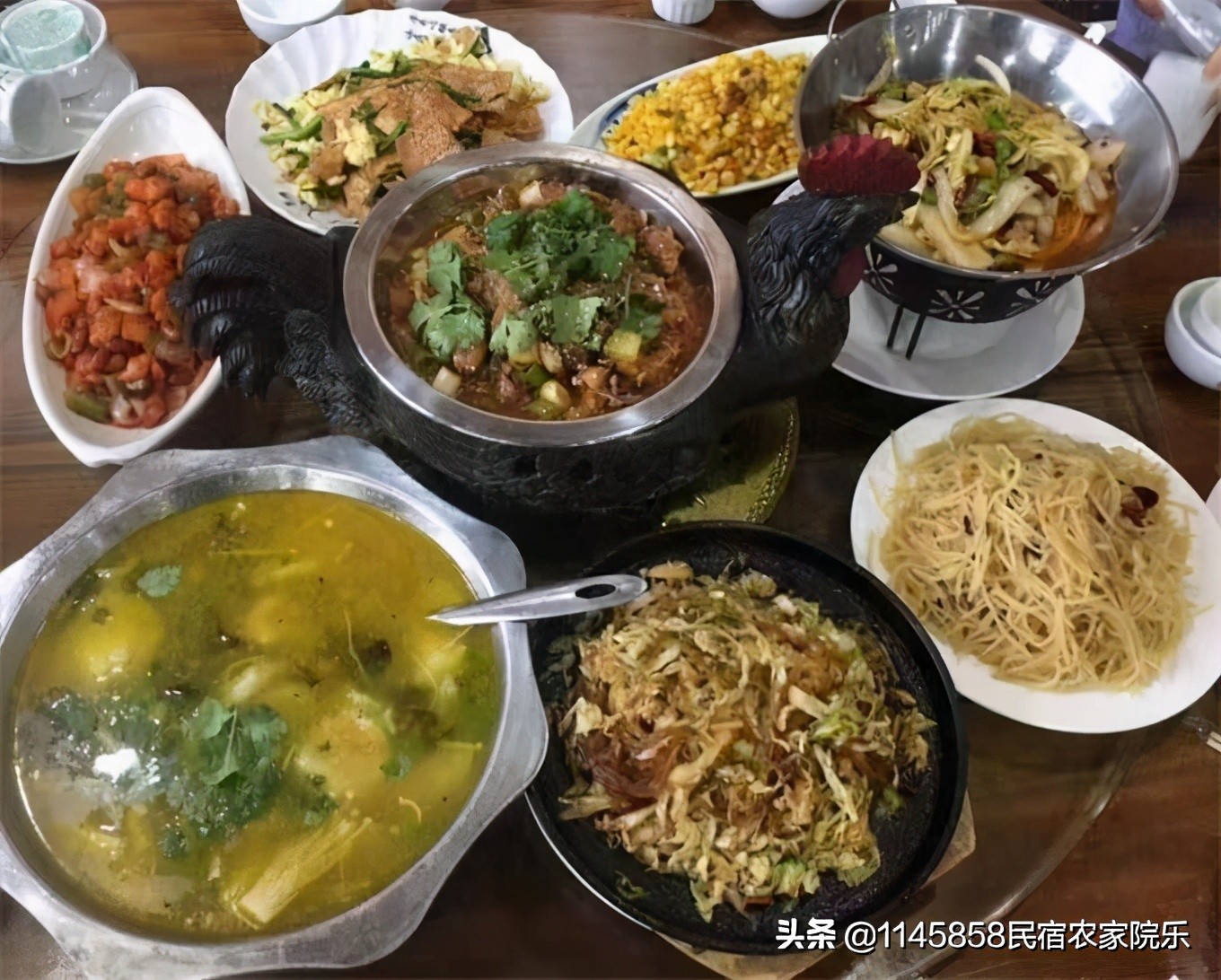 蓟县盘山青岚山庄农家院,享用蓟县农家院的风景