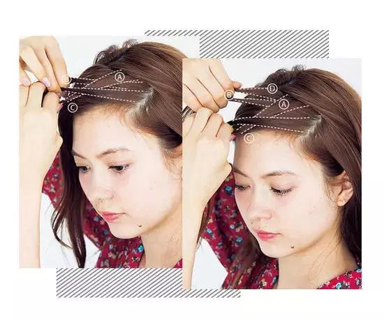 鱼骨辫向内编的编发教程,鱼骨辫的编发教程图解