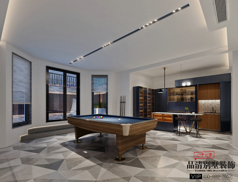 南通豪宅别墅装修实景,南通万濠山庄法式装修别墅